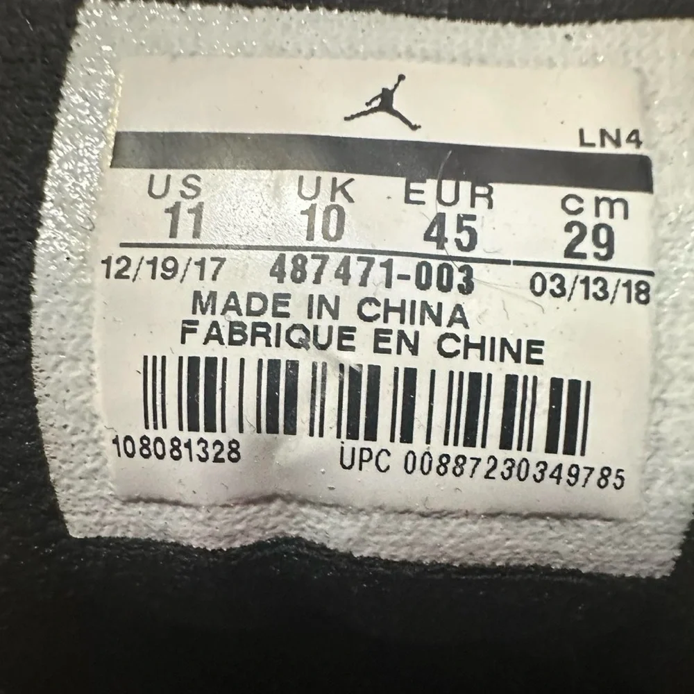 Air Jordan 14 Men’s Last Shot Retro‎ 2018 Basketball Shoes Size 11